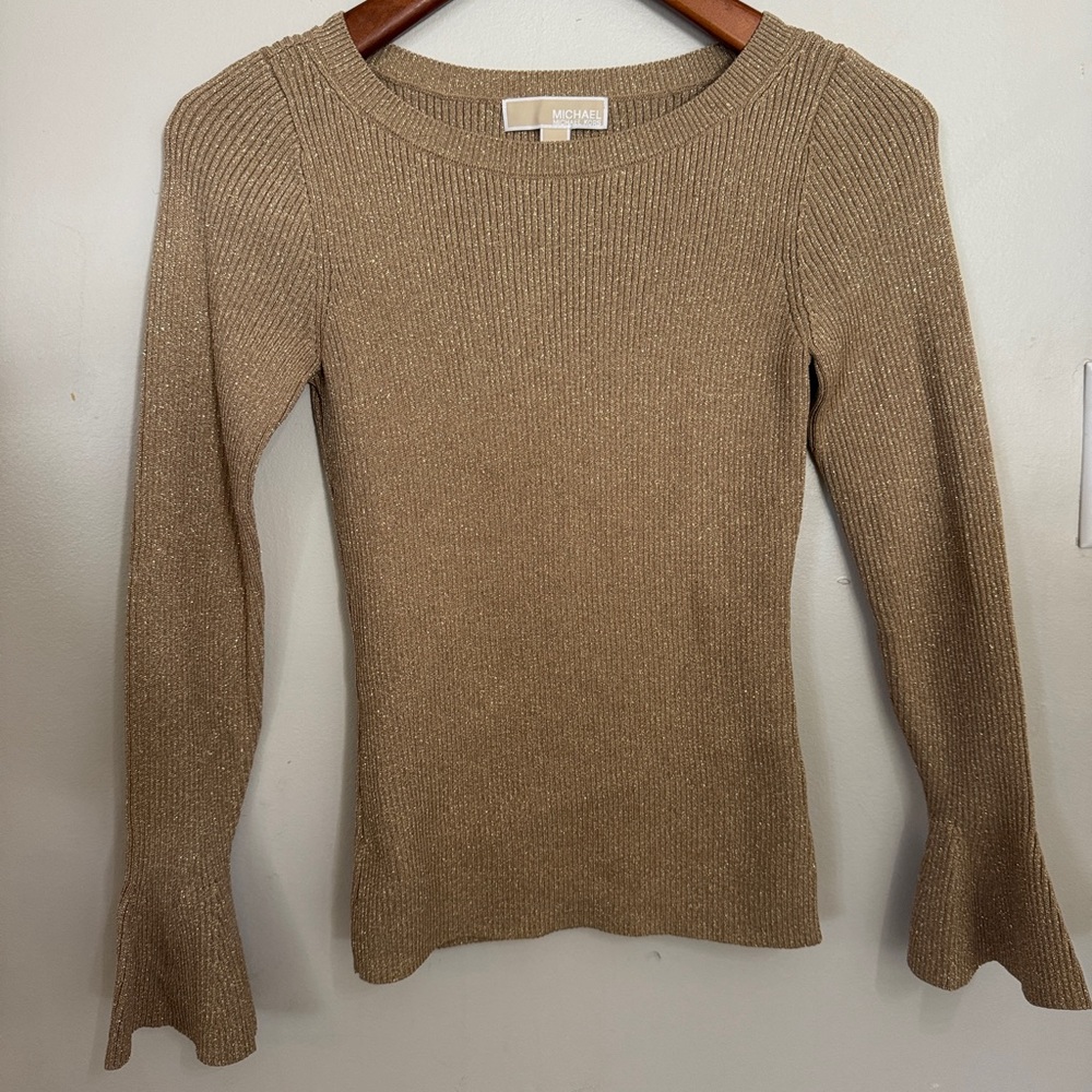 Metallic Gold Top